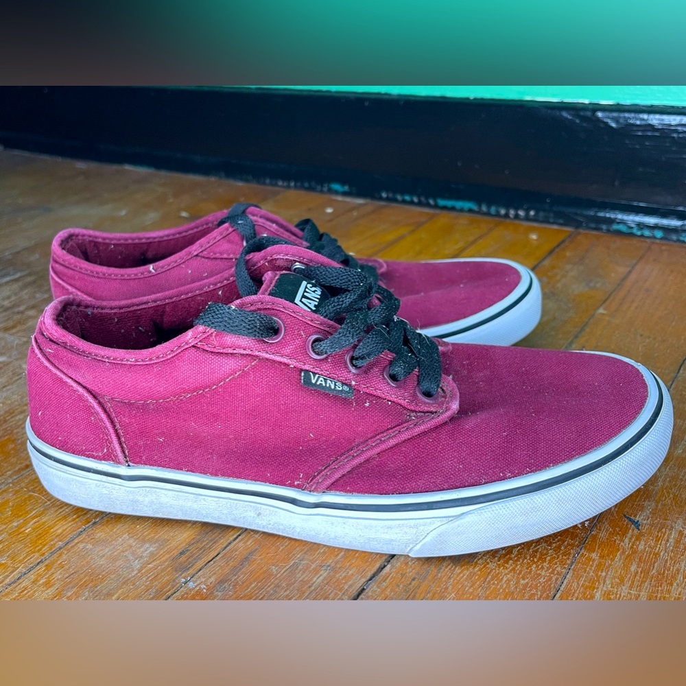 Wine red vans